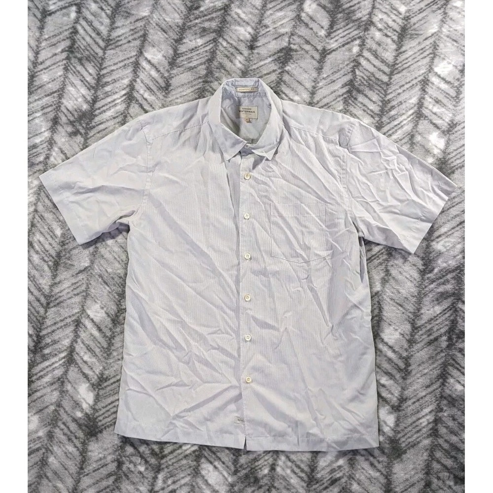 Quiksilver Waterman Collection Comfort Fit Camp Hawaiian Shirt Mens Medium M